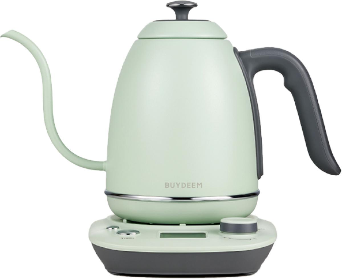 BUYDEEM Electric Gooseneck Coffee Kettle, model K821, color Cozy Greenish EUна ниска цена с бърза доставка - BestPC.BG