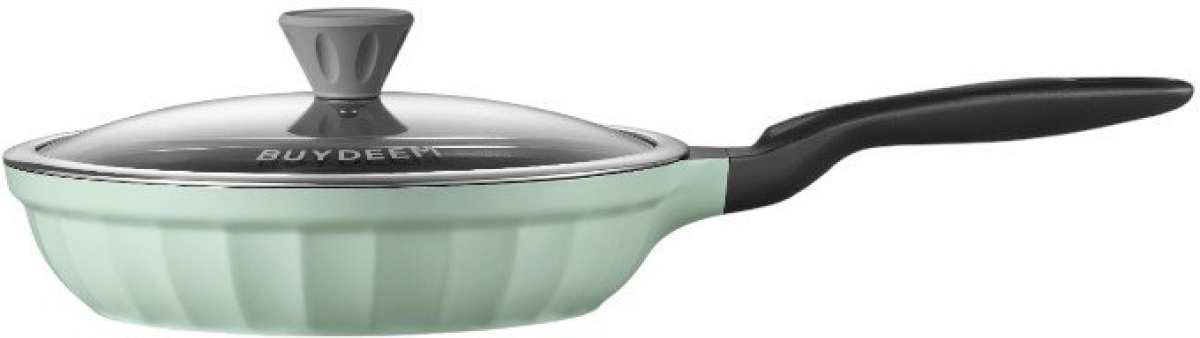 BUYDEEM Cast Aluminum Nonstick Frying Pan 25 cm, model CP151, color Cozy Greenishна ниска цена с бърза доставка - BestPC.BG