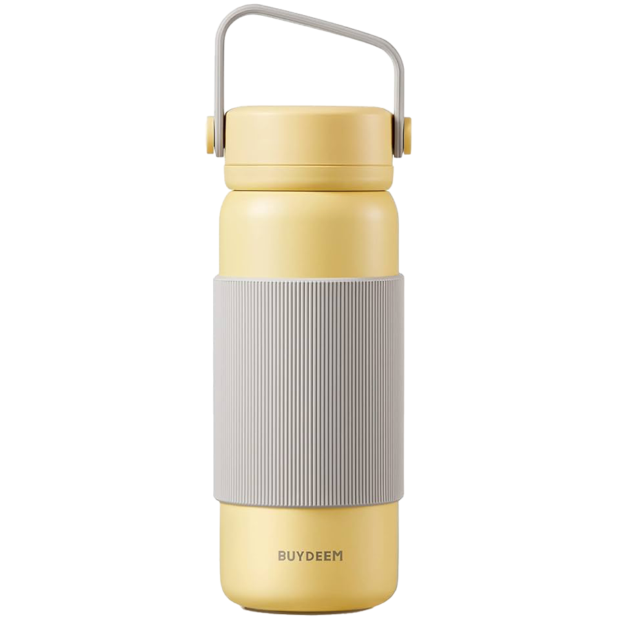Продукт BUYDEEM Tea Infuser Thermos Bottle 400 ml, model CD1011, color Mellow Yellowна ниска цена с бърза доставка - BestPC.BG