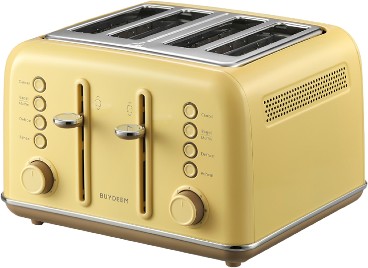 BUYDEEM 4 Slice Toaster, model DT640E, color Mellow Yellow, EUна ниска цена с бърза доставка - BestPC.BG