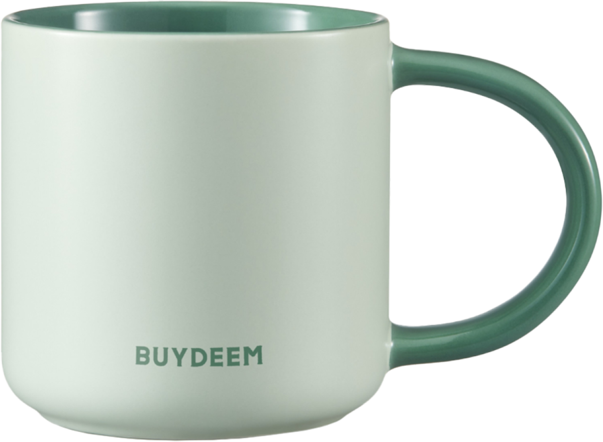 Продукт BUYDEEM Ceramic Mug 300 ml, model CD1018, color Cozy Greenishна ниска цена с бърза доставка - BestPC.BG