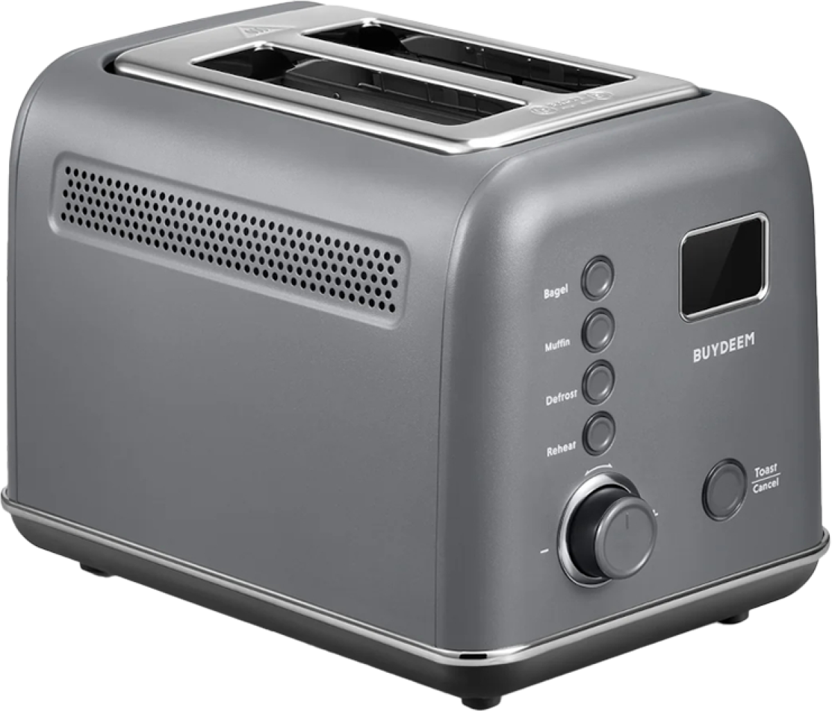 Тостер BUYDEEM 2 Slice Automatic Metal Toaster, model DT730E, color Ink Grey, EUна ниска цена с бърза доставка - BestPC.BG