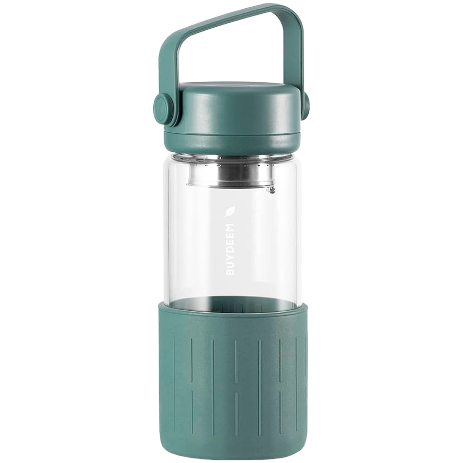Продукт BUYDEEM Glass Tea Bottle, model DG42, color Cozy Greenishна ниска цена с бърза доставка - BestPC.BG
