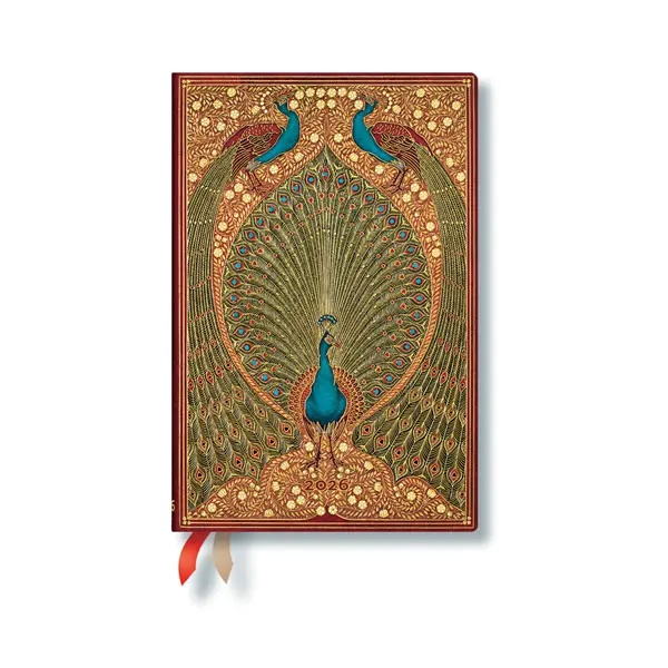 Paperblanks Планер Hafiz's Peacocks, Mini, 1 ден на страница, твърда корица, 208 листа, за 2026 годинана ниска цена с бърза доставка - BestPC.BG