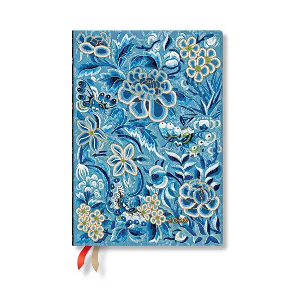 Paperblanks Планер Blue Willow, Midi, хоризонтален, мека корица, 88 листа, за 2026 годинана ниска цена с бърза доставка - BestPC.BG