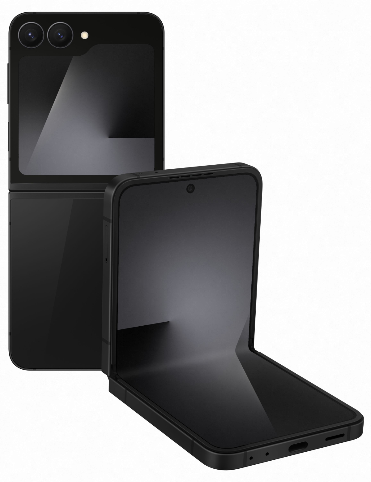 Смартфон Samsung Galaxy Z Flip 7 FE, 8GB, 256GB, 6.7" LTPO AMOLED, 3.4" Super AMOLED, 8GB, 256GB, 50MP, DS, eSIM, 4000 mA, Черенна ниска цена с бърза доставка - BestPC.BG