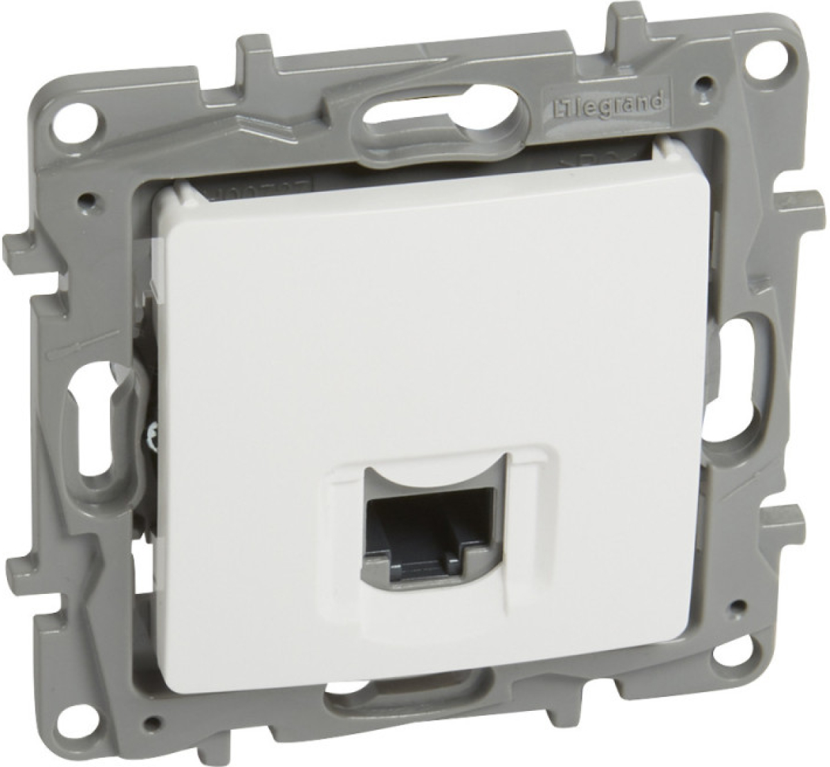 ИНТ. РОЗЕТКА RJ-45 1 МОД.MOSAIC LEGRAND - БЯЛна ниска цена с бърза доставка - BestPC.BG