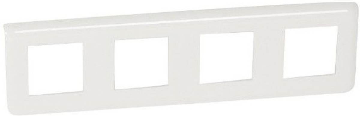 Продукт Лицева рамка Legrand Mosaic 2x4M, бялана ниска цена с бърза доставка - BestPC.BG