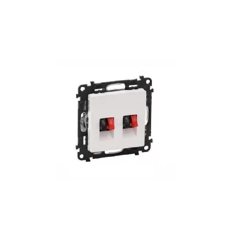 ДВОЙНА АУДИО РОЗЕТКА VALENA LIFE LEGRAND - БЯЛна ниска цена с бърза доставка - BestPC.BG