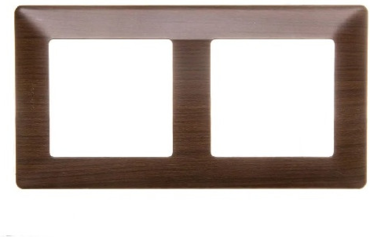 Продукт Двойна рамка Legrand Valena Life, тъмно дървона ниска цена с бърза доставка - BestPC.BG