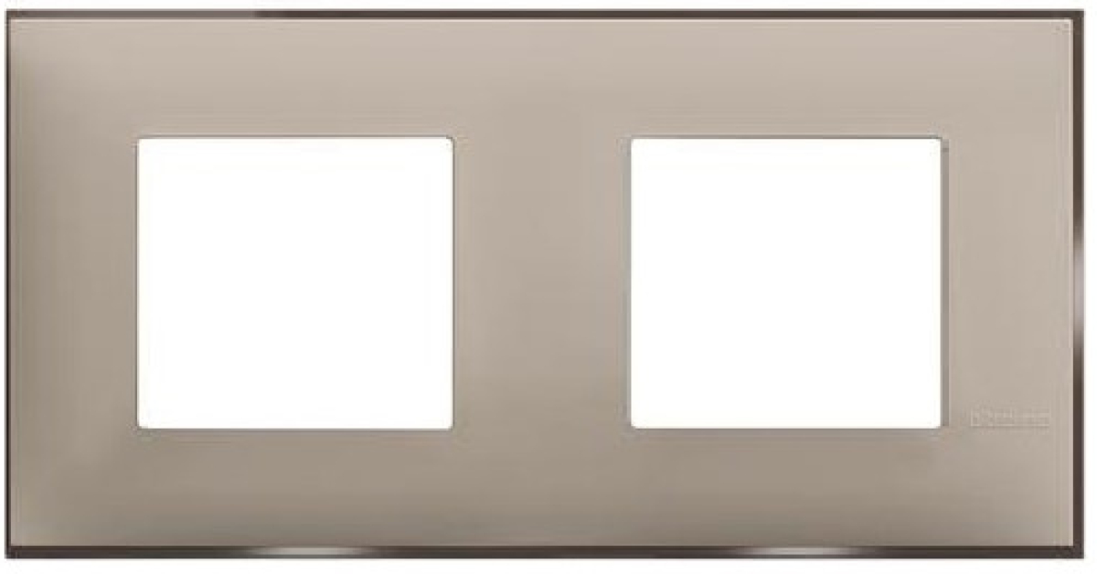 Продукт Двойна рамка Bticino Classia Legrand, крем сатенна ниска цена с бърза доставка - BestPC.BG