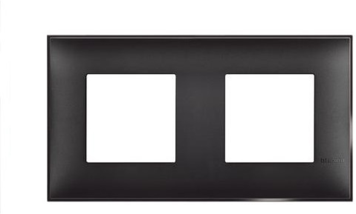 Продукт Двойна рамка Bticino Classia Legrand, черен сатенна ниска цена с бърза доставка - BestPC.BG