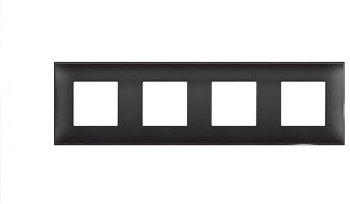 Продукт Четворна рамка Classia Legrand, черен сатенна ниска цена с бърза доставка - BestPC.BG