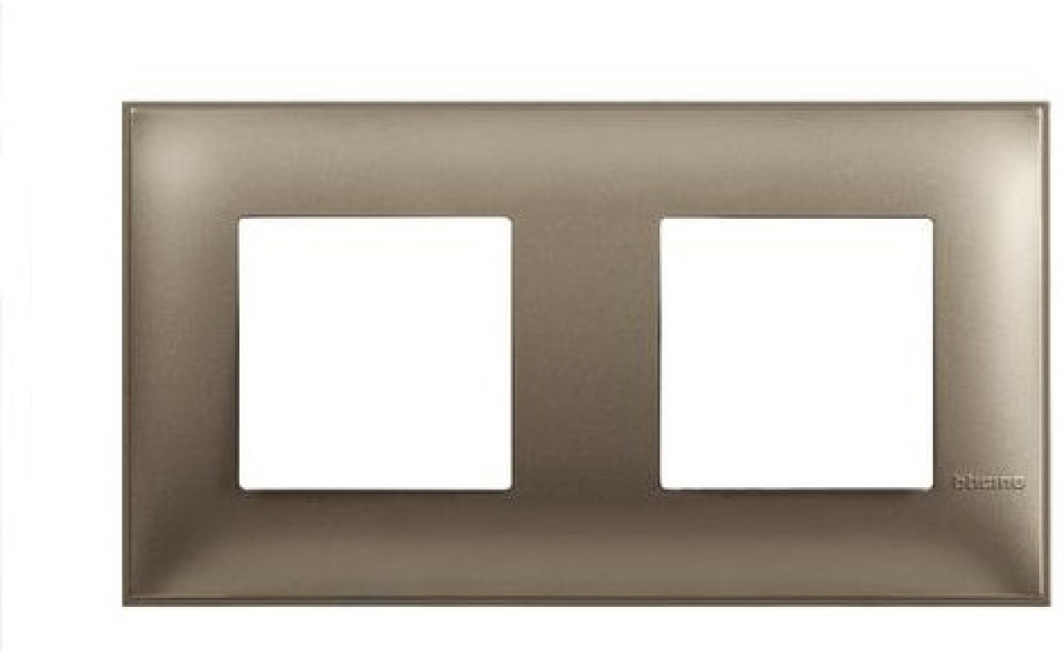 Продукт Двойна рамка Bticino Classia Legrand, титановона ниска цена с бърза доставка - BestPC.BG