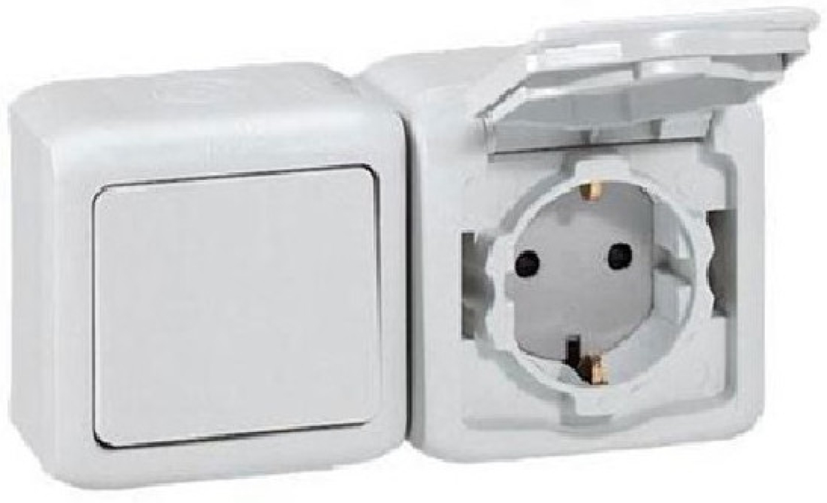 Продукт ДВОЕН ШУКО ЗА ОТКРИТ МОНТАЖ FORIX LEGRAND - БЯЛна ниска цена с бърза доставка - BestPC.BG