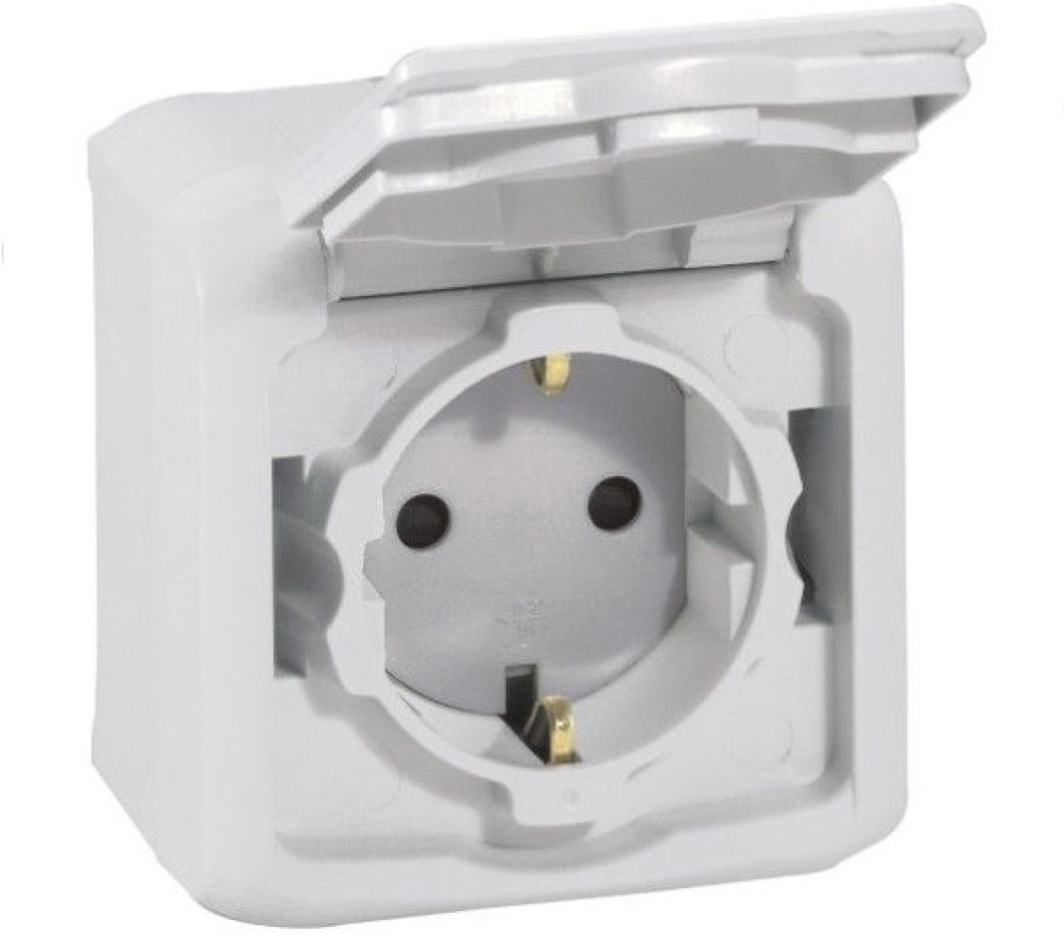 Продукт КОНТАКТ ШУКО 16А С ДЕТСКА ЗАЩИТА ЗА ОТКРИТ МОНТАЖ FORIX LEGRAND - БЯЛна ниска цена с бърза доставка - BestPC.BG