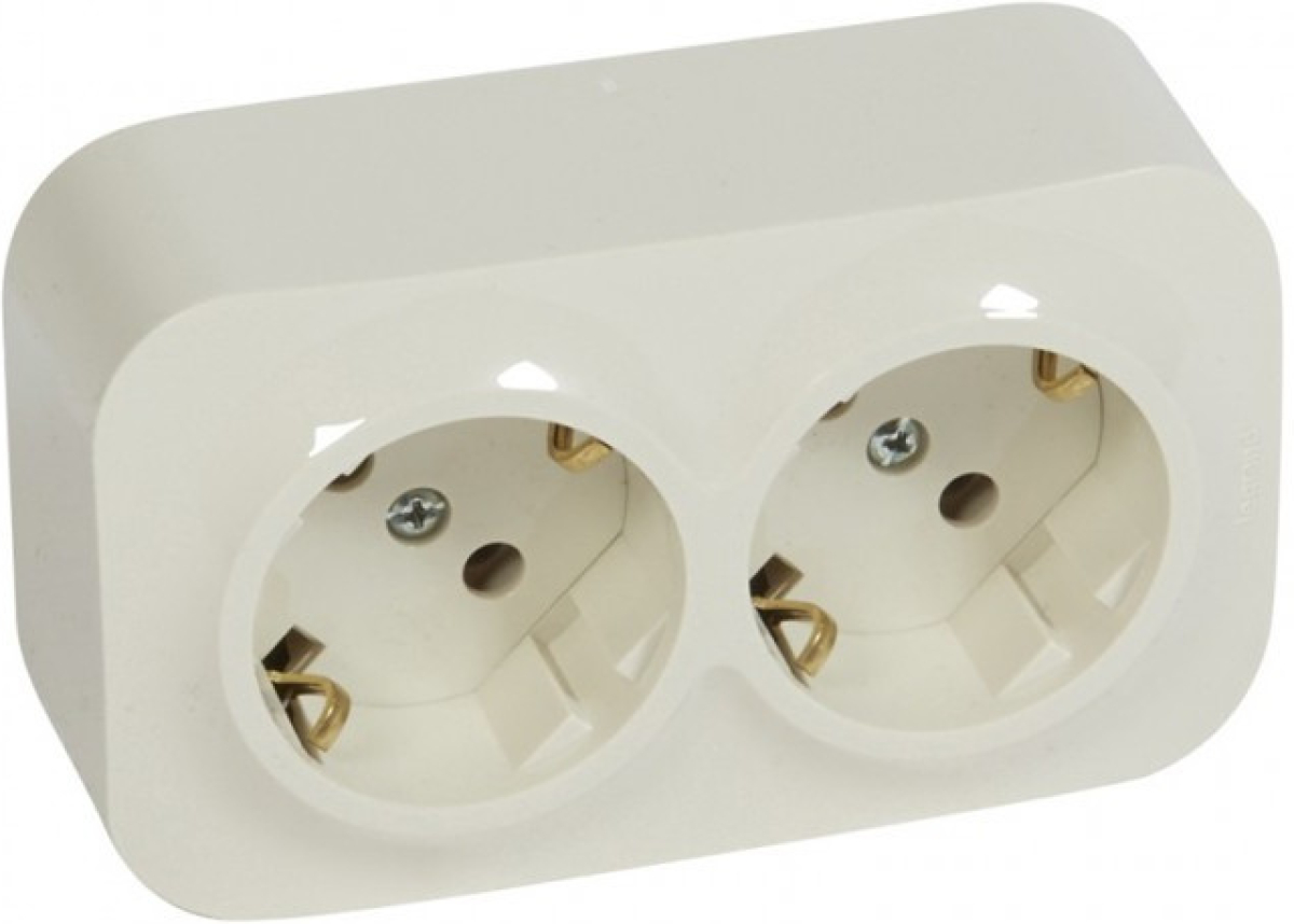 Продукт ДВОЕН КОНТАКТ ШУКО С ДЕТСКА ЗАЩИТА ЗА ОТКРИТ МОНТАЖ FORIX LEGRAND - КРЕМна ниска цена с бърза доставка - BestPC.BG