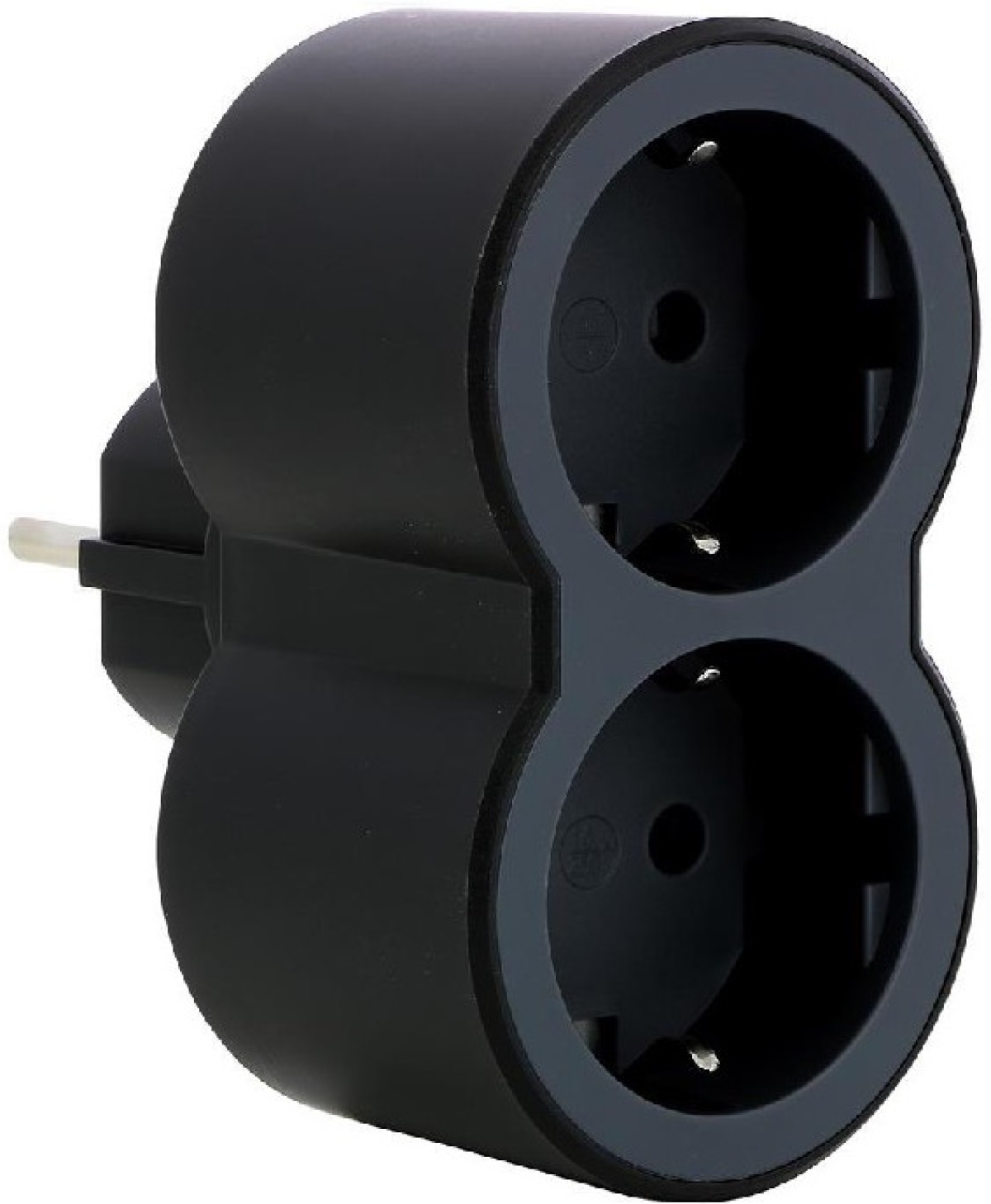 Контакт АДАПТЕР 2x ШУКО ПРАВ LEGRAND - ЧЕРНО СИВна ниска цена с бърза доставка - BestPC.BG