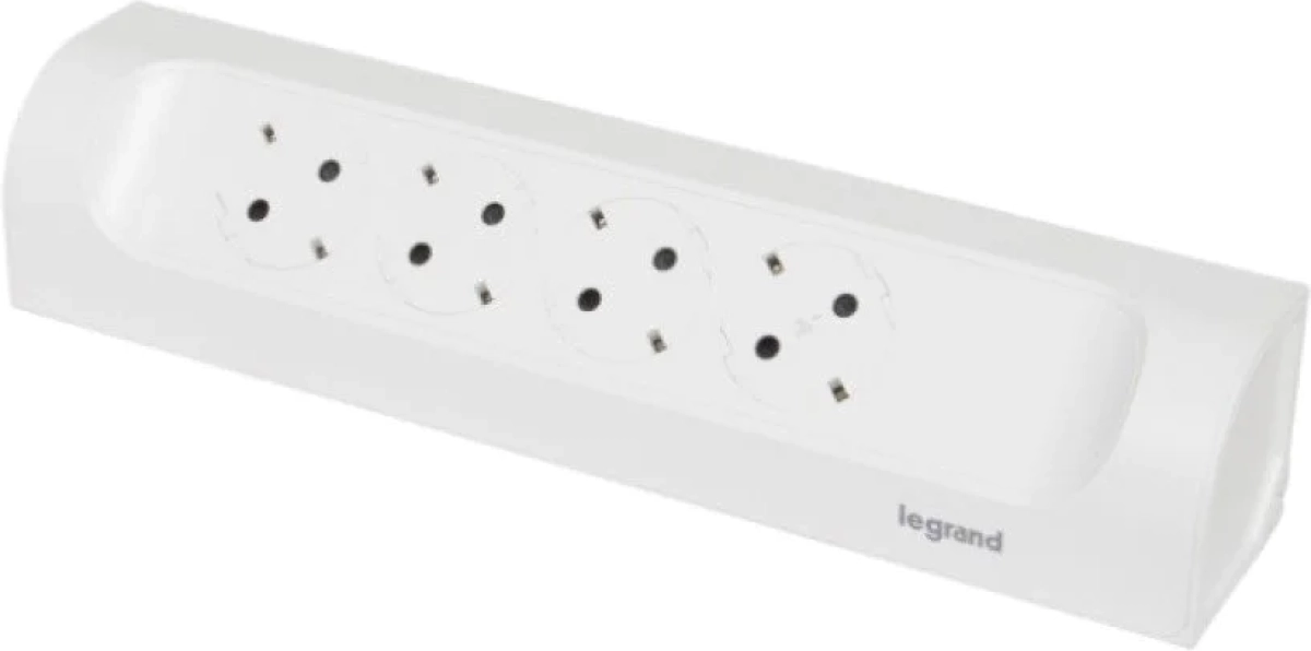 Контакт БЕЗКАБЕЛЕН РАЗКЛОНИТЕЛЕН ЪГЪЛ 4х ШУКО LEGRAND - БЯЛна ниска цена с бърза доставка - BestPC.BG