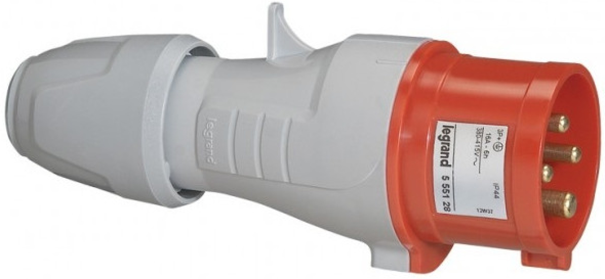 Продукт ЩЕПСЕЛ IP44 3P+E, 16A 380/415V LEGRAND - СИВ/ЧЕРВЕНна ниска цена с бърза доставка - BestPC.BG