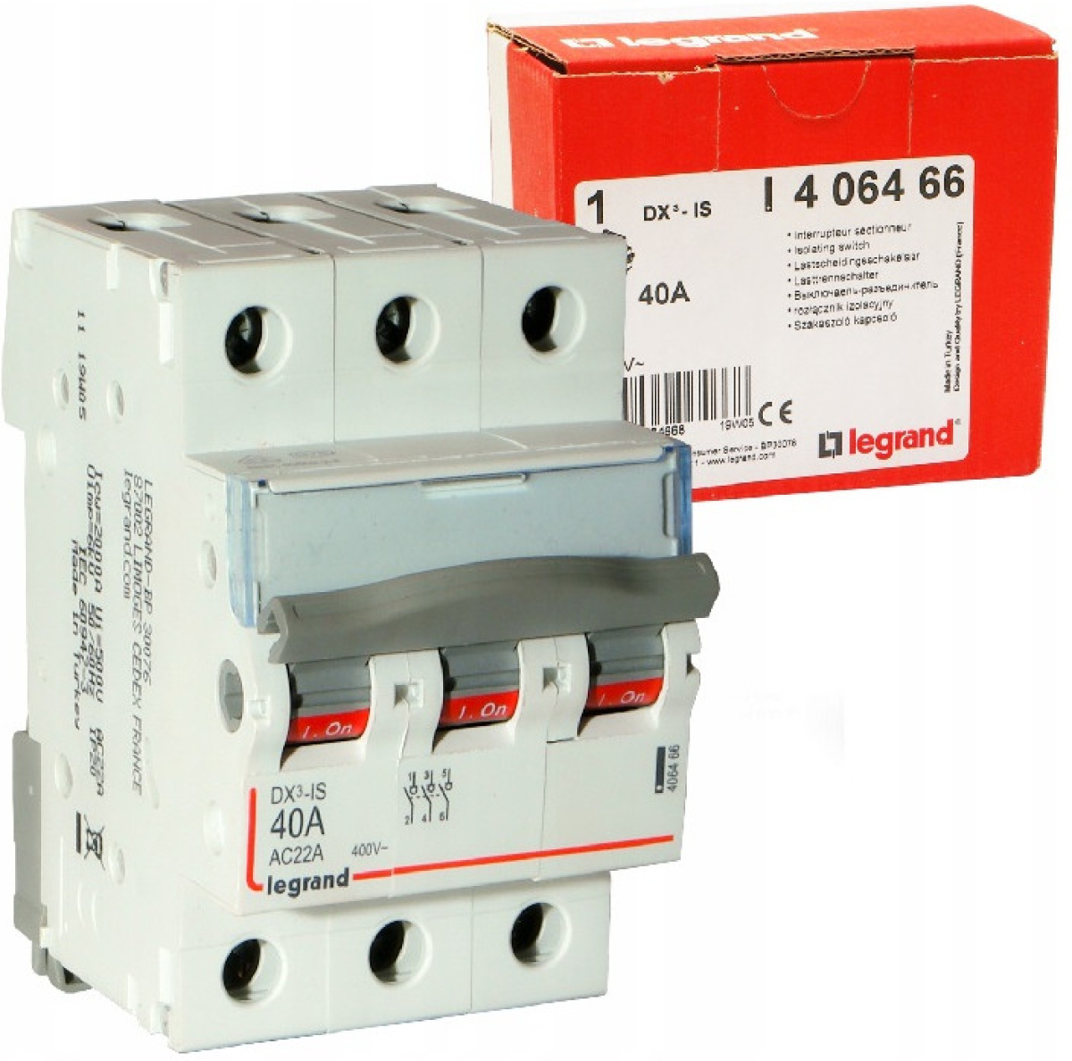 Продукт ТРИПОЛЮСЕН КЛЮЧ С ЕТИКЕТ IH40A 250V LEGRANDна ниска цена с бърза доставка - BestPC.BG