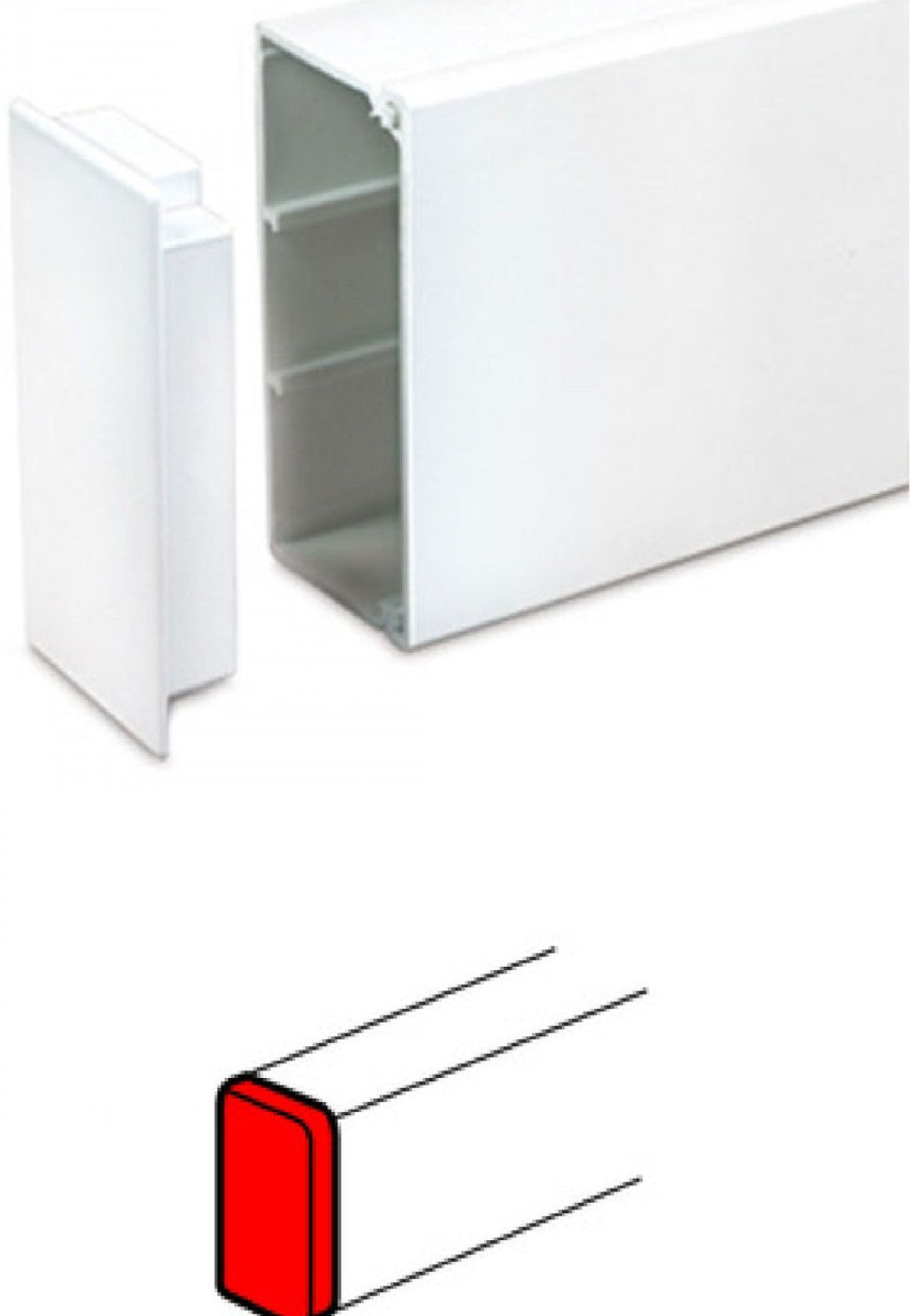 Елемент КАПАЧЕ ЗА КАБЕЛЕН КАНАЛ 50х105 LEGRANDна ниска цена с бърза доставка - BestPC.BG