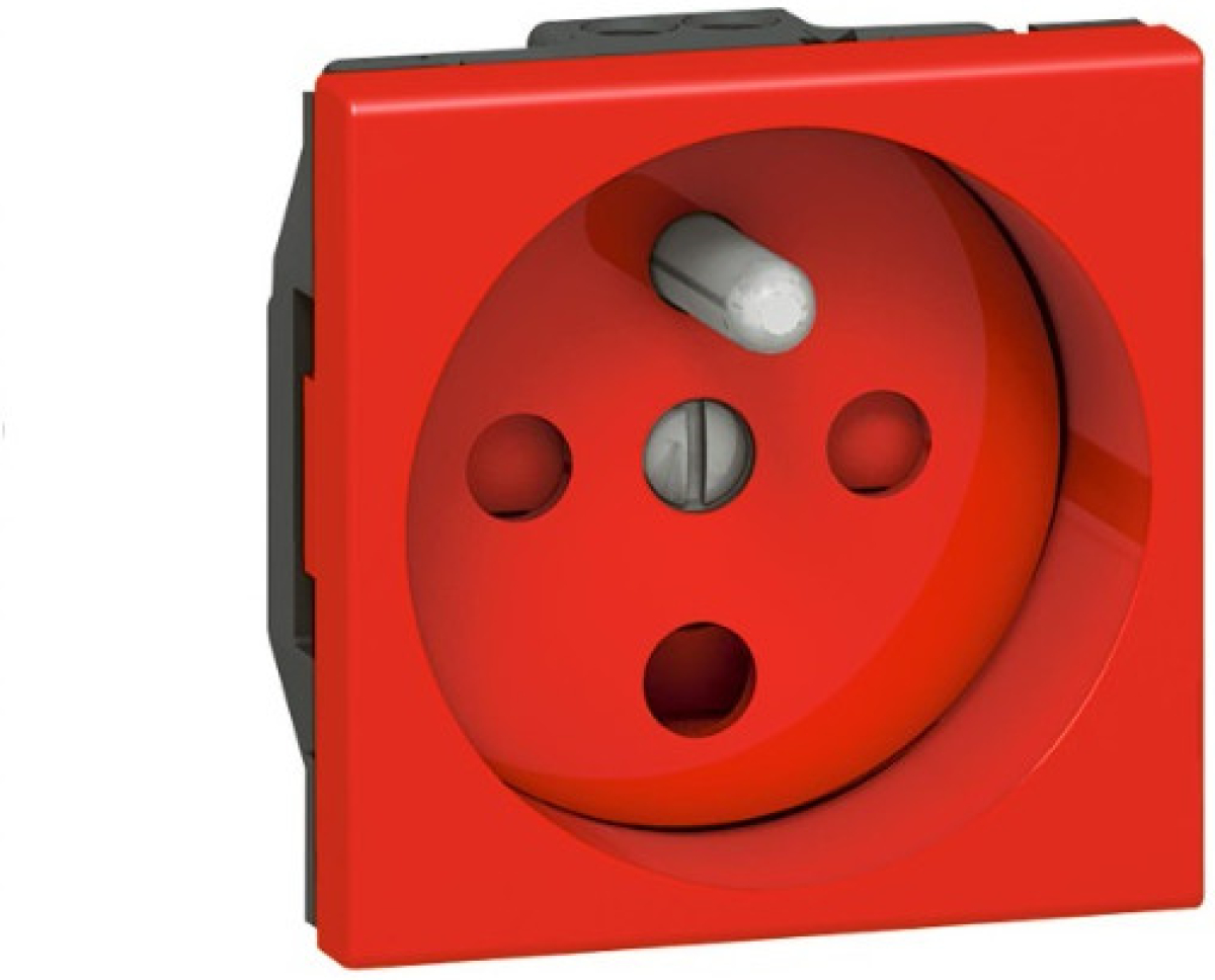 Продукт ФРЕНСКИ КОНТАКТ С ТАМПЕР ЗАЩИТА 2Р+16A MOSAIC LEGRAND - ЧЕРВЕНна ниска цена с бърза доставка - BestPC.BG