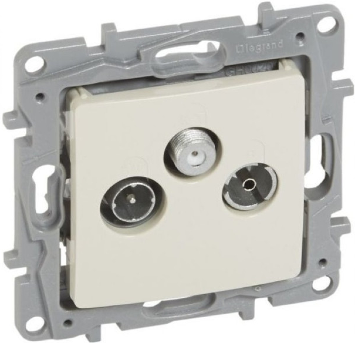 ТV-R-SAT РОЗЕТКА ЗВЕЗДА NILOE LEGRAND - КРЕМна ниска цена с бърза доставка - BestPC.BG