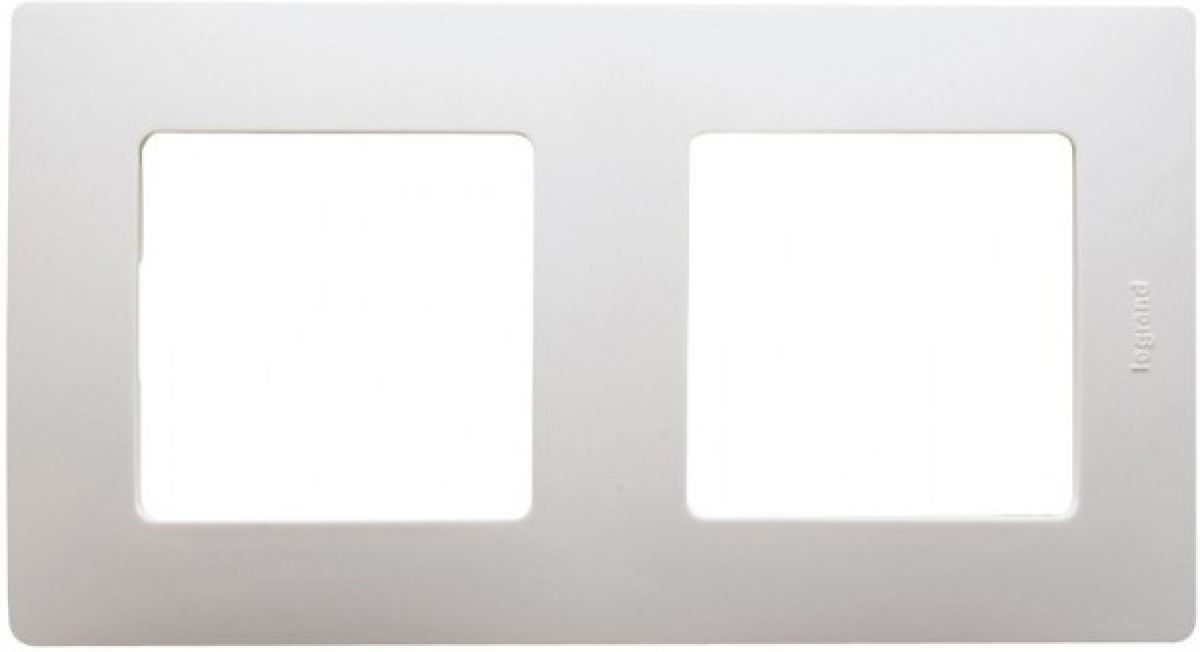 Продукт Двойна рамка Legrand Niloe, кремна ниска цена с бърза доставка - BestPC.BG