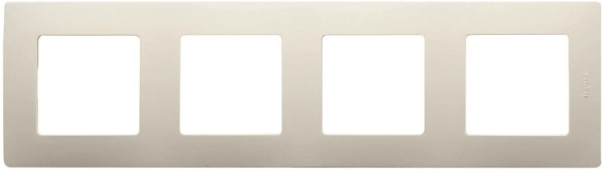 Продукт Четворна рамка Legrand Niloe, кремна ниска цена с бърза доставка - BestPC.BG