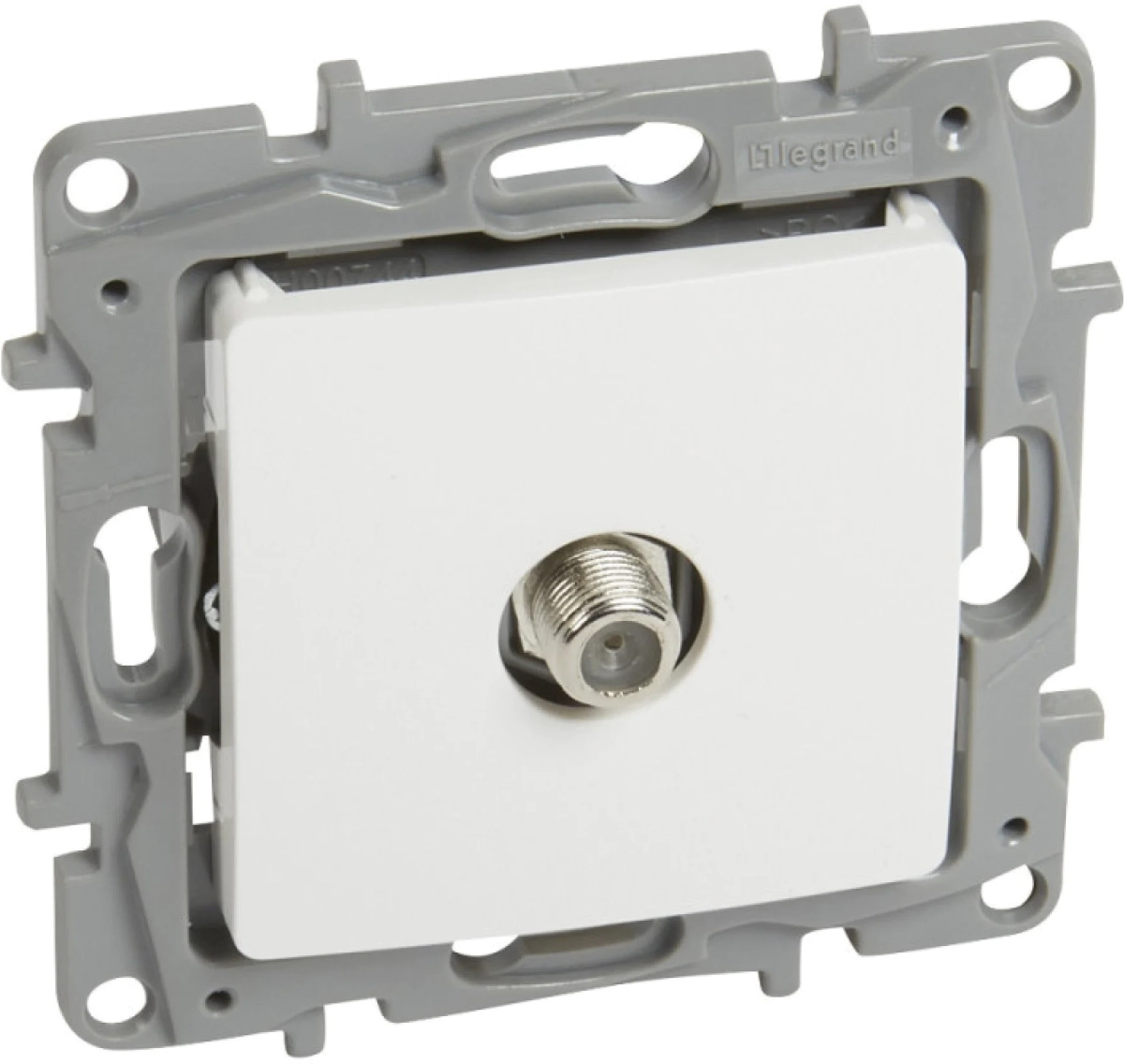 TV РОЗЕТКА F КОНЕКТОР NILOE LEGRAND - БЯЛна ниска цена с бърза доставка - BestPC.BG