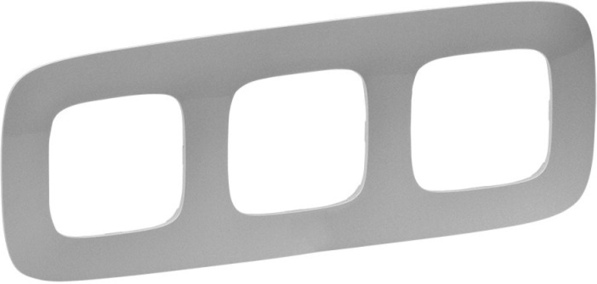 Продукт Тройна рамка Legrand Valena Allure, алуминийна ниска цена с бърза доставка - BestPC.BG