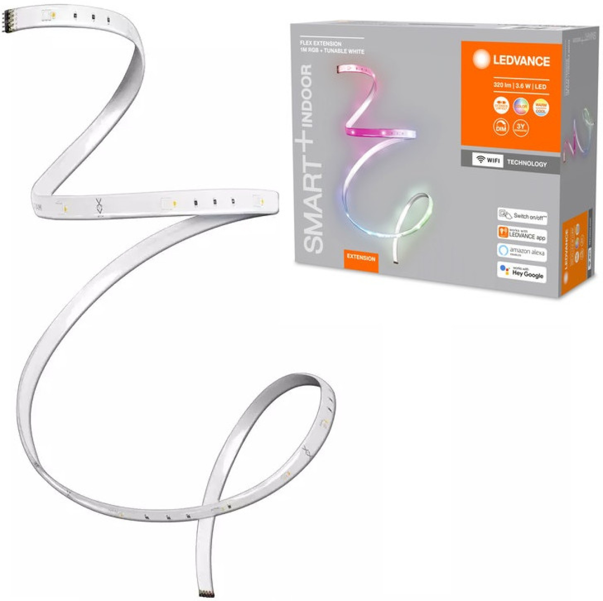 LED Лента SMART WIFI LED ЛЕНТА FLEX 1M EXT RGBTW 320lm SMART LEDVANCEна ниска цена с бърза доставка - BestPC.BG