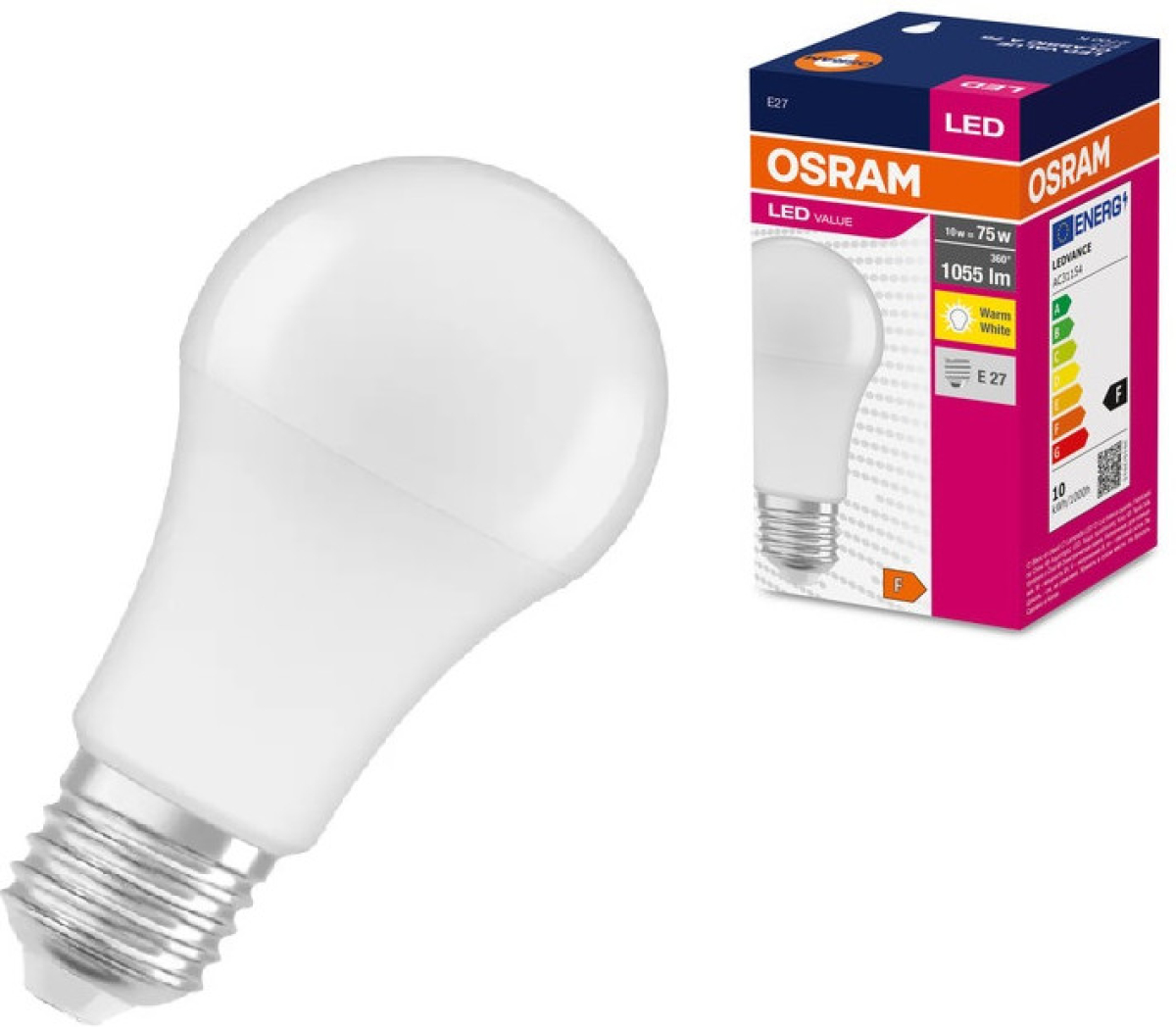 LED Крушка VALUE CLA75 1055lm/827 E27 LEDVANCEна ниска цена с бърза доставка - BestPC.BG