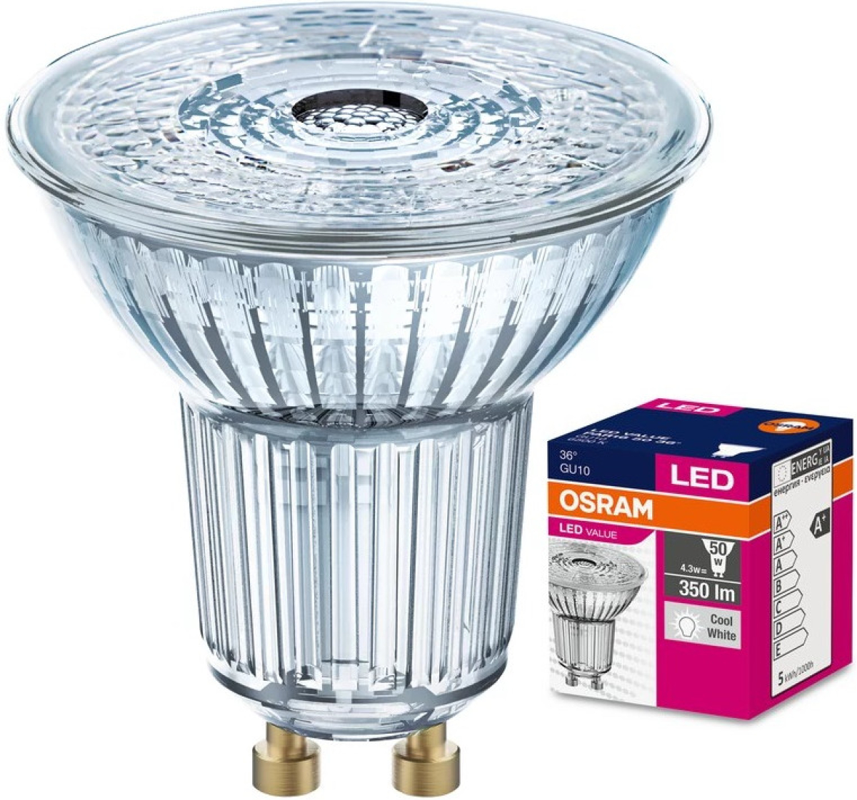 LED Луничка VALUEPAR1650 4,3W/865 230V GU10 FS1 LEDVANCEна ниска цена с бърза доставка - BestPC.BG