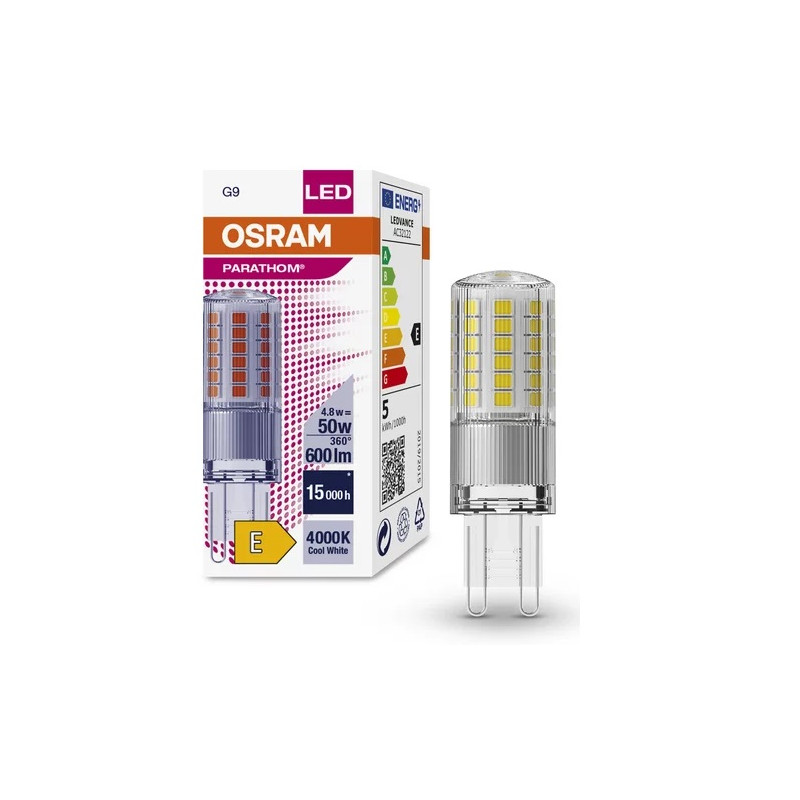LED Крушка PARATHOM PIN CL50 4,8W/840 G9 LEDVANCEна ниска цена с бърза доставка - BestPC.BG
