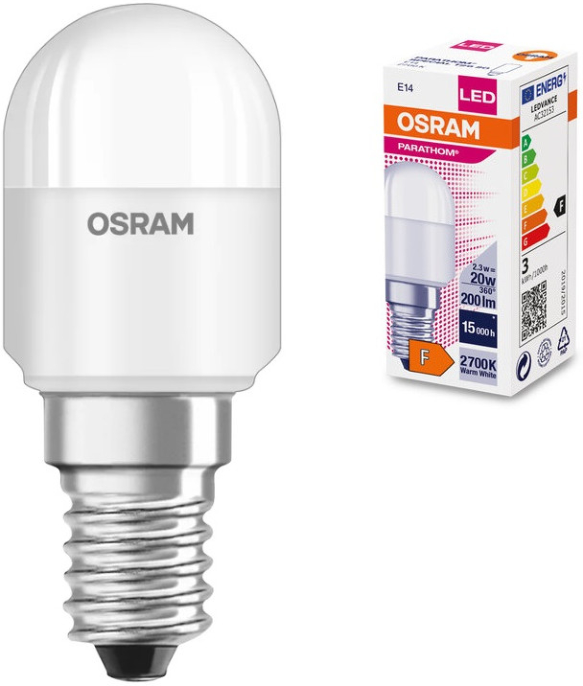 LED Крушка PARATHOM LED T26 E14 2.3W/827 200lm LEDVANCEна ниска цена с бърза доставка - BestPC.BG