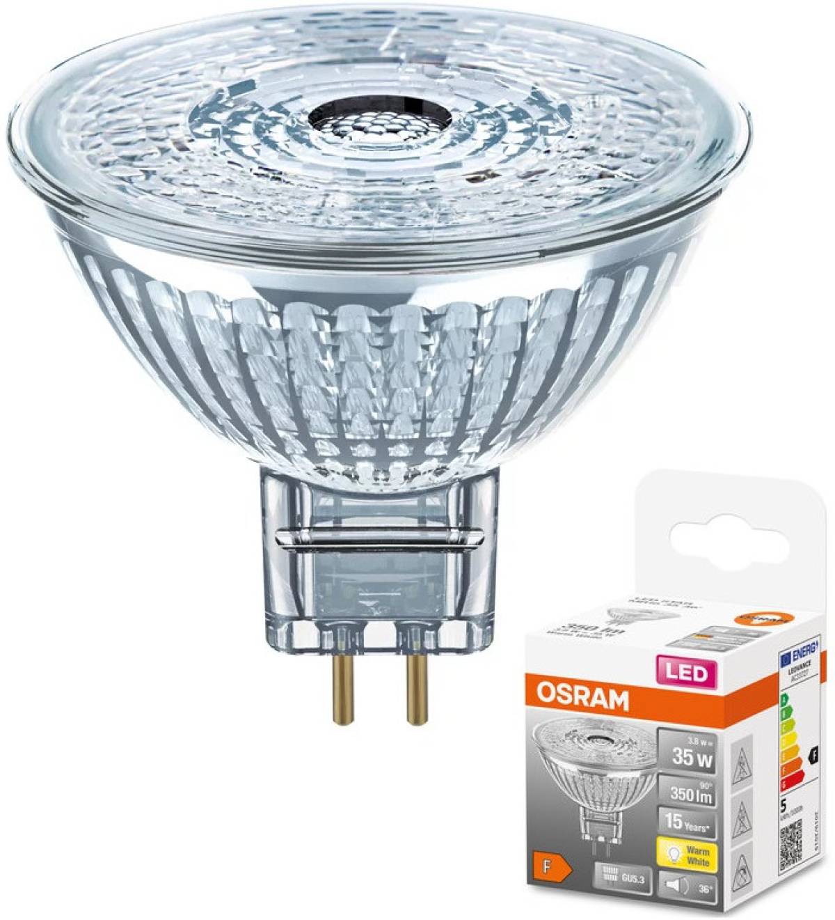 LED Луничка MR163536 12V 3.8W/827 GU5.3 LEDVANCEна ниска цена с бърза доставка - BestPC.BG