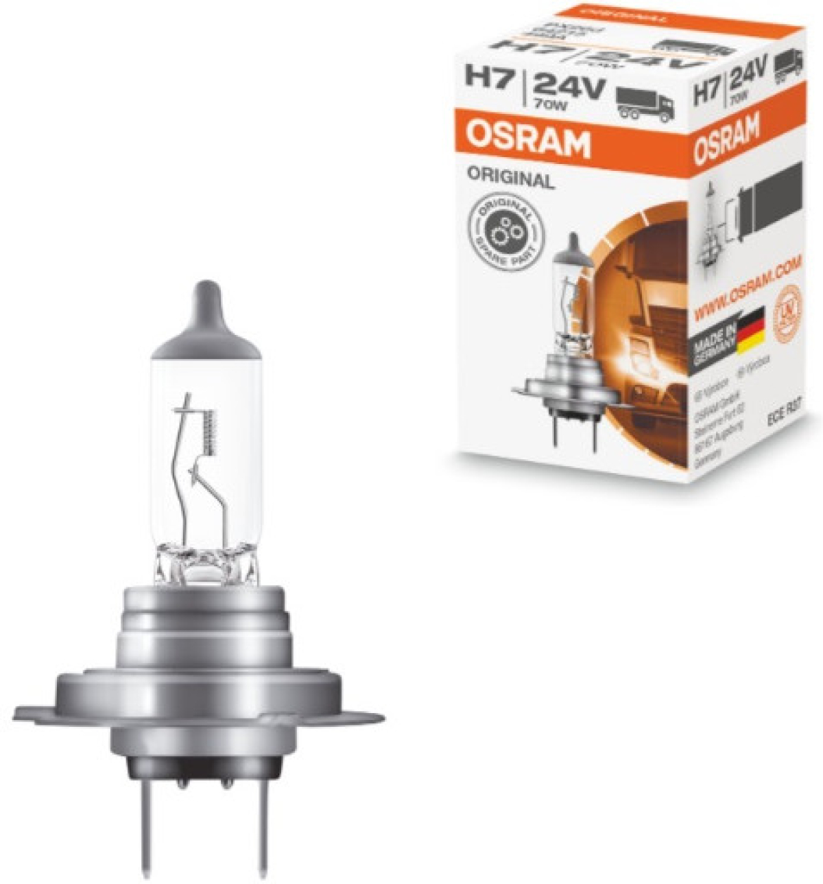 LED Крушка Автомобилна лампа Osram, H7 70W 24V, PX26dна ниска цена с бърза доставка - BestPC.BG