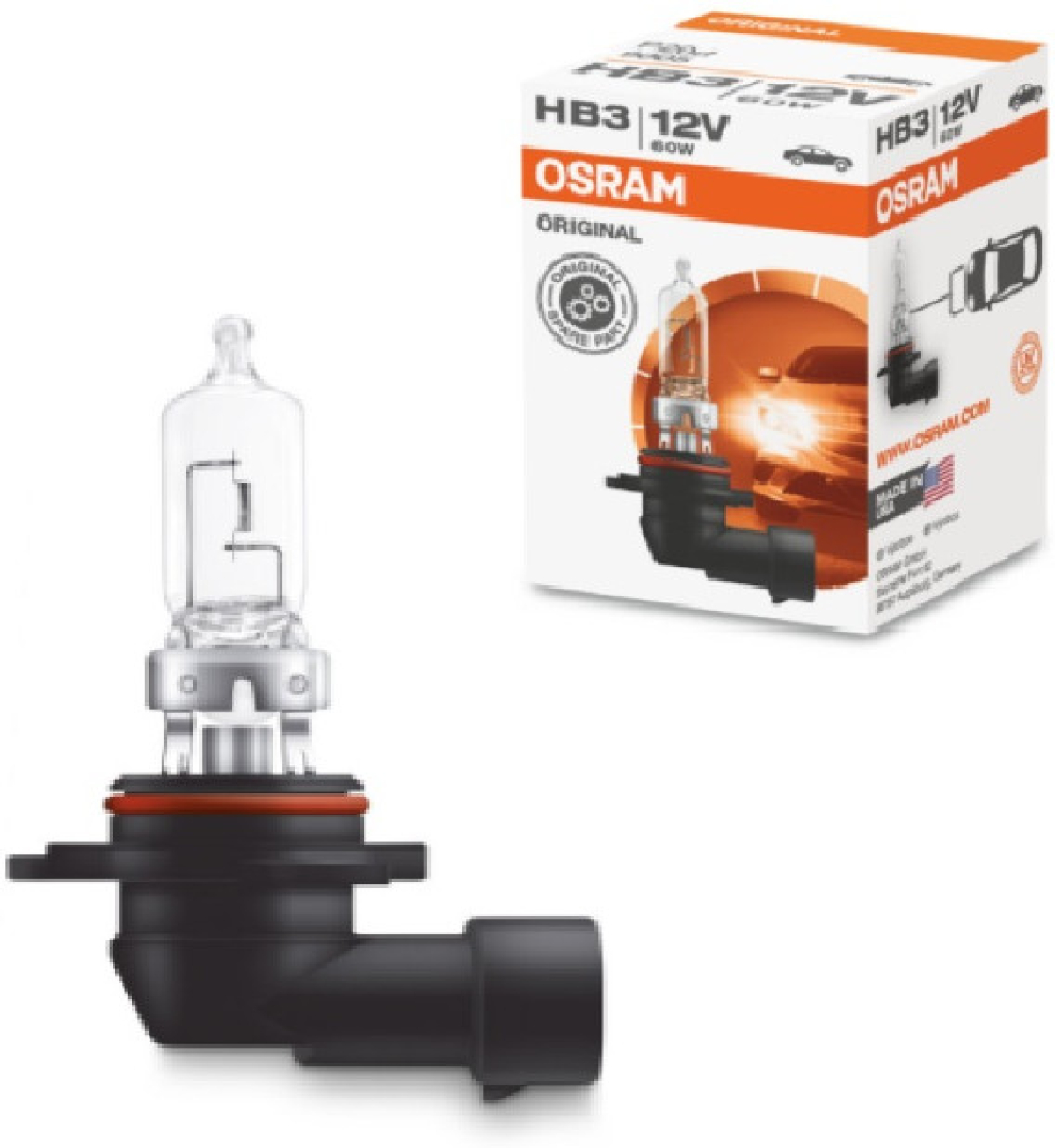 Продукт Автомобилна лампа Osram 9005 HB3, 60W 12V, P20dна ниска цена с бърза доставка - BestPC.BG