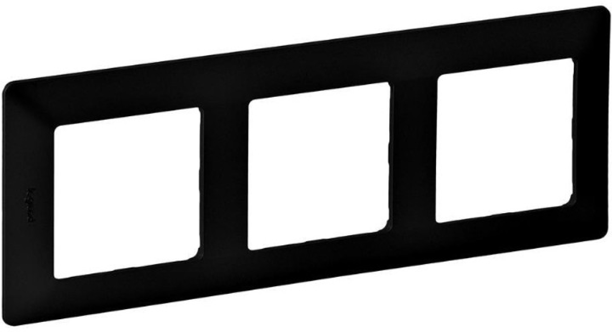 Продукт Тройна рамка Legrand Valena Life, черен матна ниска цена с бърза доставка - BestPC.BG