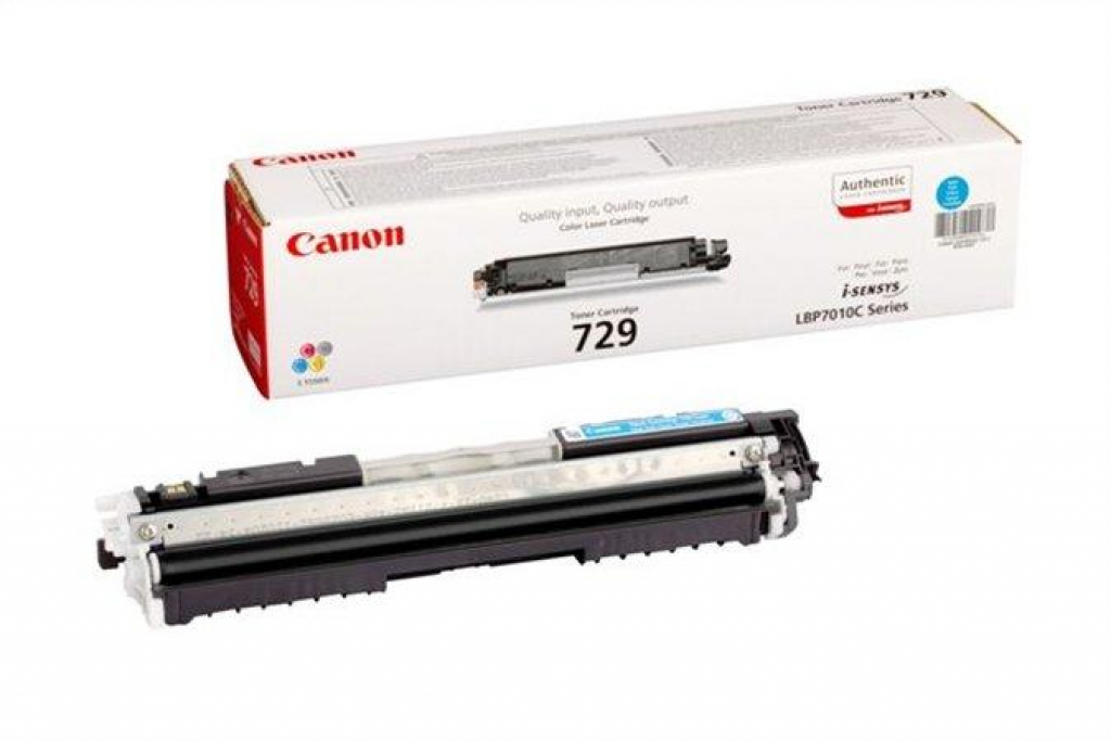 Тонер за лазерен принтер Canon CRG-729, за Canon i-SENSYS LBP7010C/LBP7018C, 1000 копия, цианна ниска цена с бърза доставка - BestPC.BG