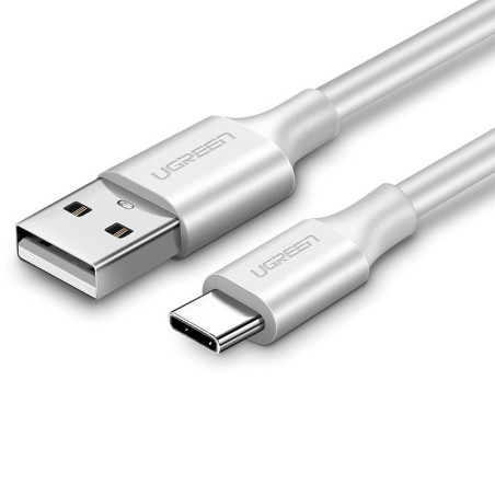 КАБЕЛ USB А / USB-C 3A,1М UGREEN - БЯЛна ниска цена с бърза доставка - BestPC.BG