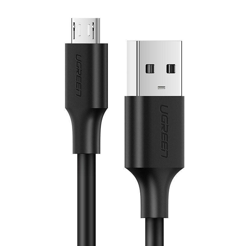 КАБЕЛ USB А/micro USB, 1М UGREEN - ЧЕРЕНна ниска цена с бърза доставка - BestPC.BG
