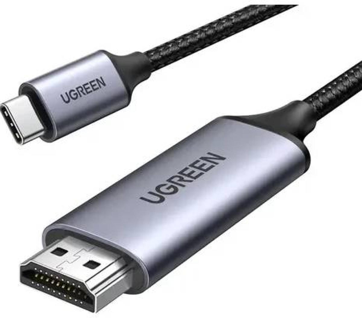 Кабел Ugreen, USB-C - HDMI, черен, 1.5 мна ниска цена с бърза доставка - BestPC.BG