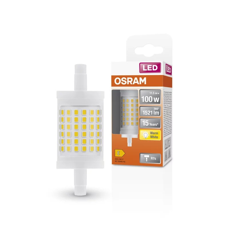 LED Крушка LED ЛАМПА LINE 78 CL100 11,5W/827 R7S LEDVANCEна ниска цена с бърза доставка - BestPC.BG