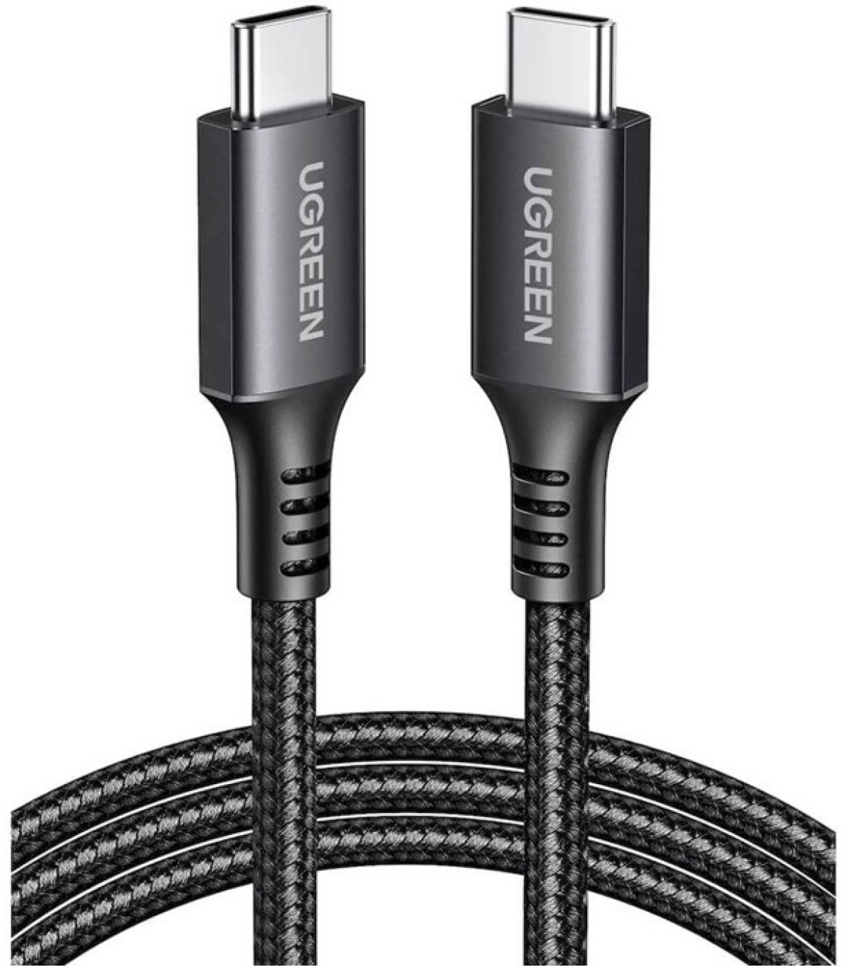 USB-C КЪМ USB-C КАБЕЛ ЗА ДАННИ И ЗАРЕЖДАНЕ – 60W 1м (US567) UGREEN - СИВна ниска цена с бърза доставка - BestPC.BG