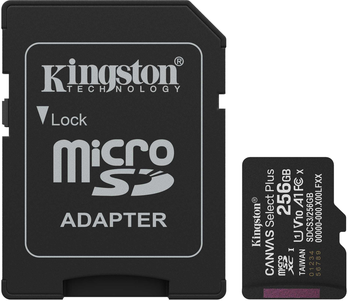 Kingston Canvas Select Plus 256GB microSDна ниска цена с бърза доставка - BestPC.BG