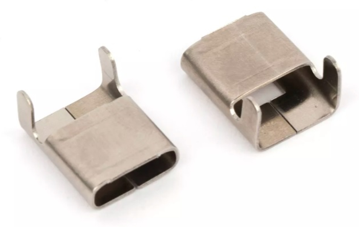 Скоба за стоманена лента 20 мм L - typeна ниска цена с бърза доставка - BestPC.BG