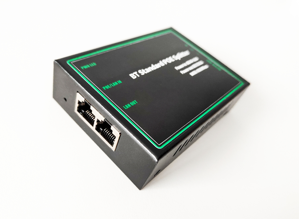 POE Сплитер 12V DC 5A IEEE 802.3bt Gigabit на ниска цена с бърза доставка - BestPC.BG